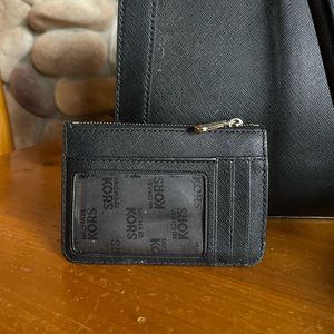 Black Michael Kors coin pouch